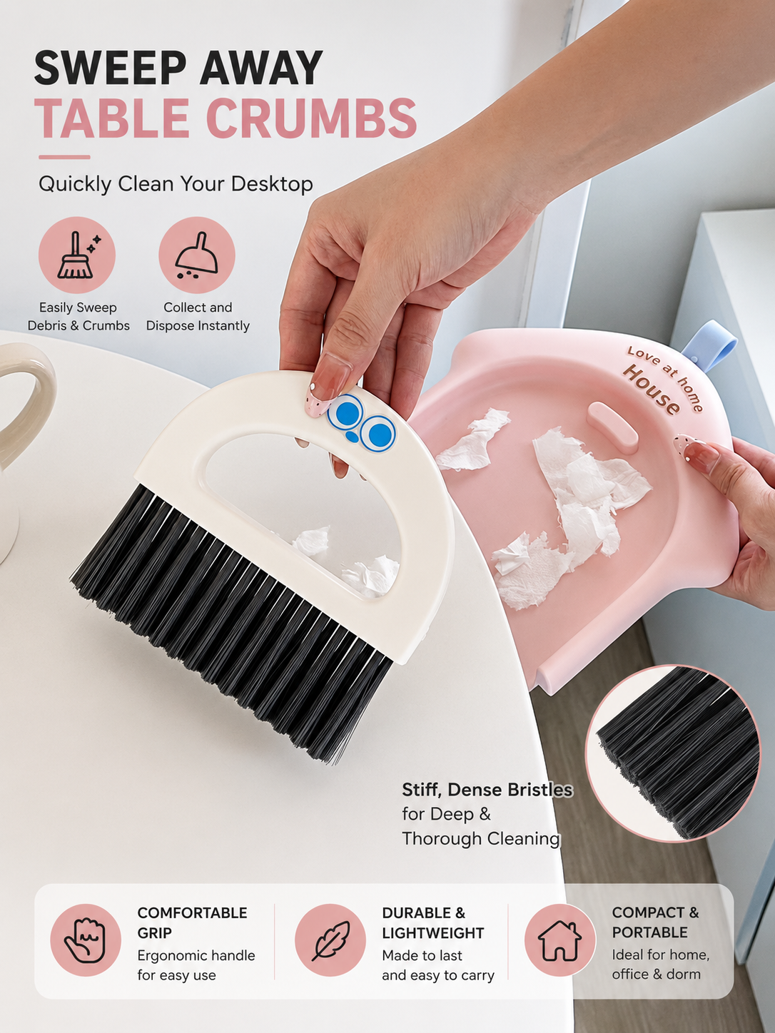Cute Mini Brush Set (2pcs)