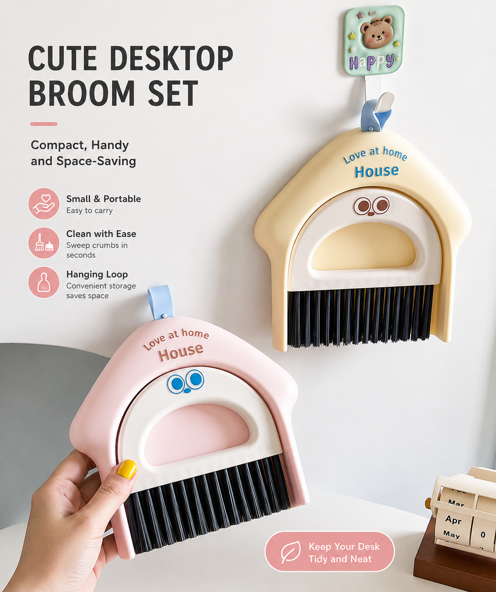 Cute Mini Brush Set (2pcs)