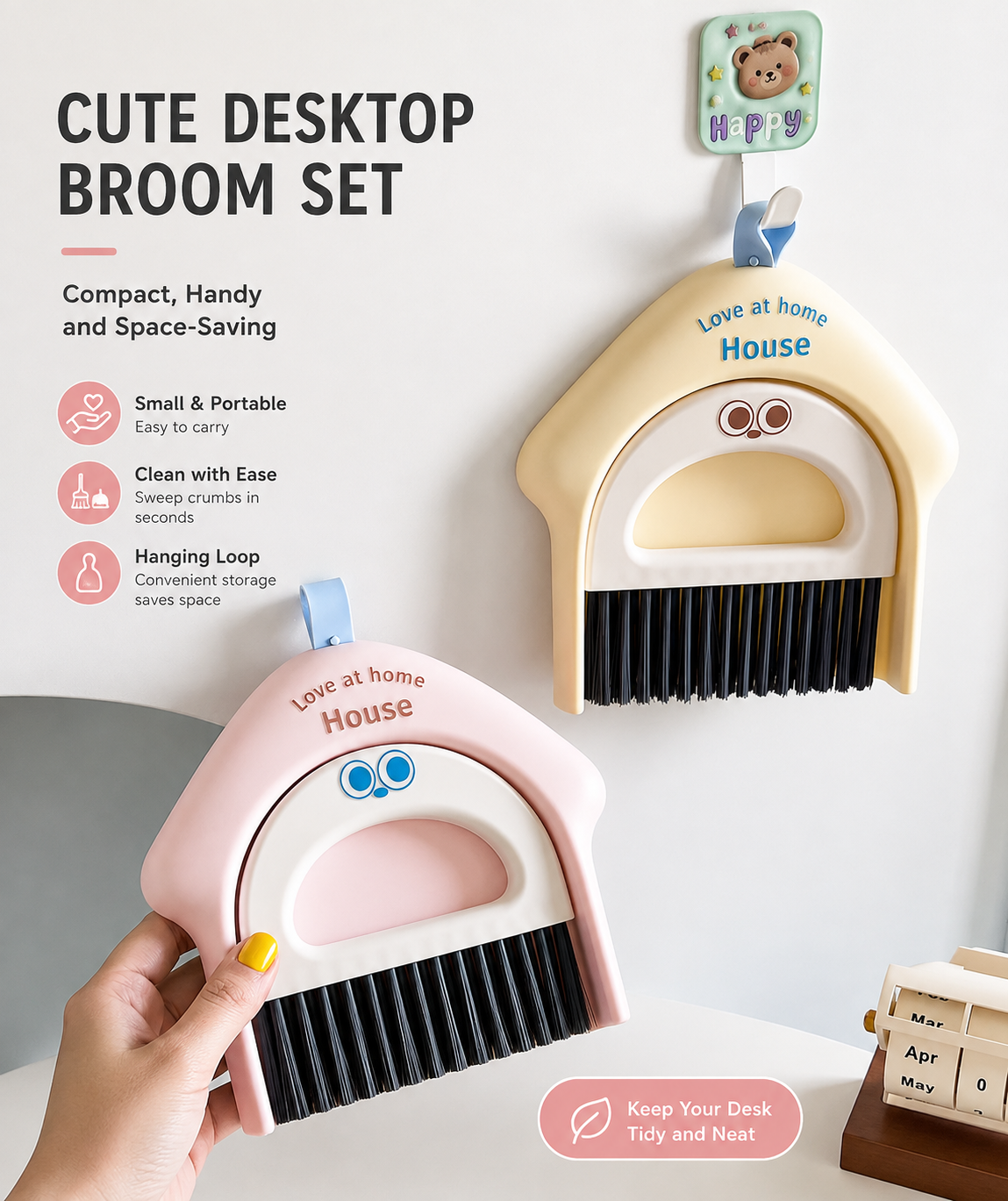 Cute Mini Brush Set (2pcs)