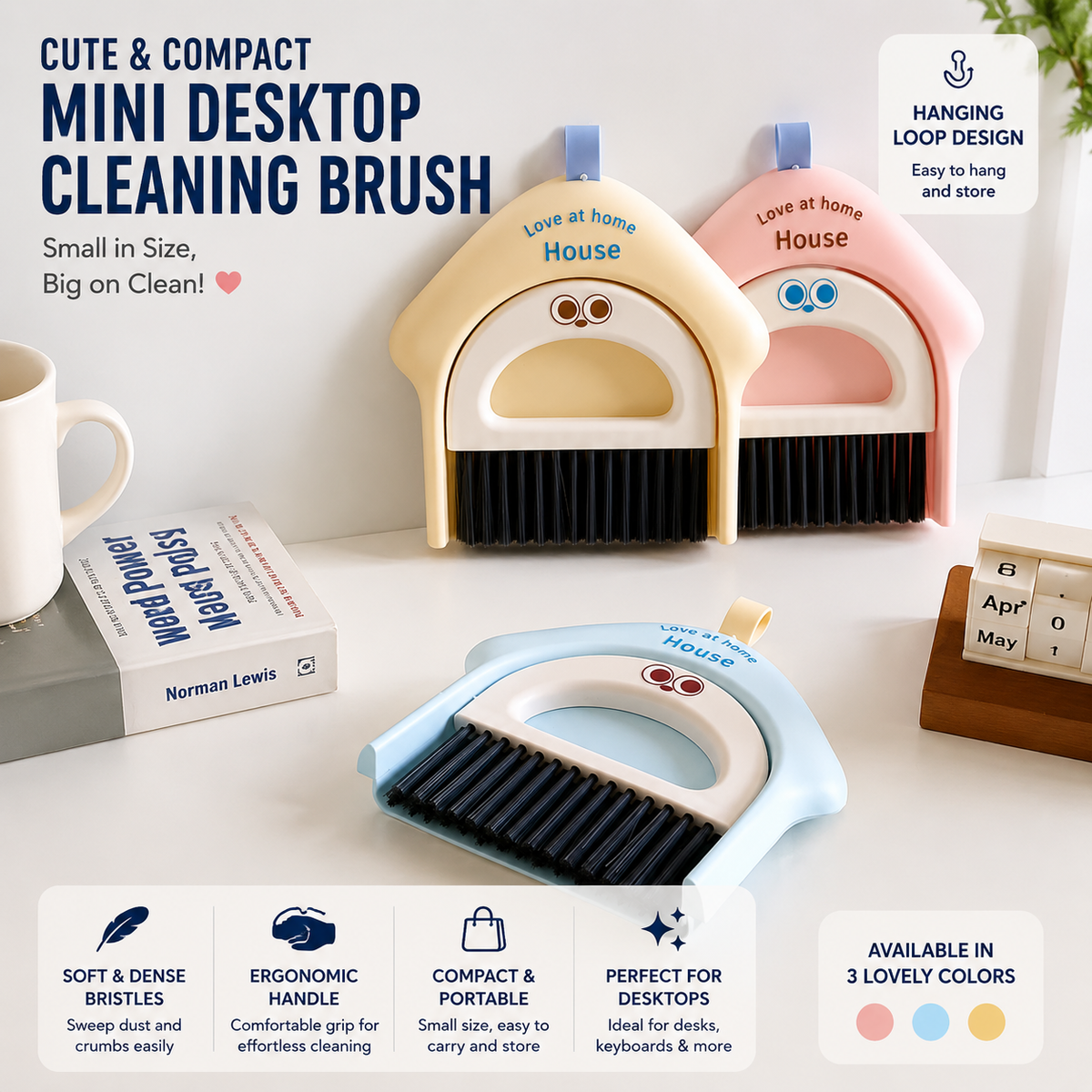 Cute Mini Brush Set (2pcs)