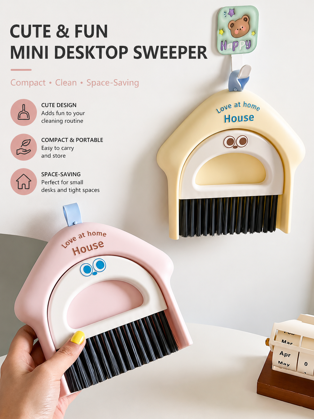Cute Mini Brush Set (2pcs)