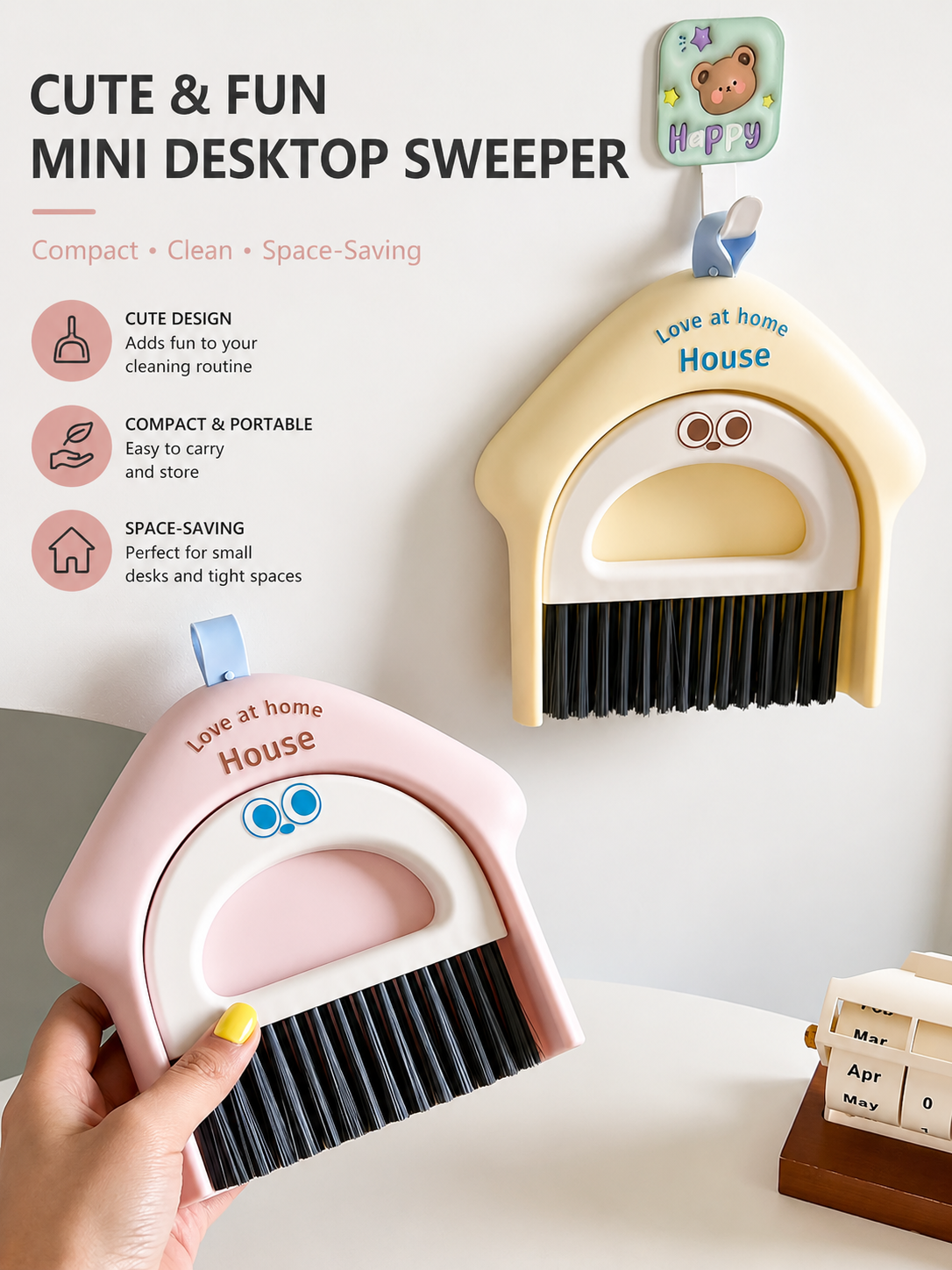 Cute Mini Brush Set (2pcs)